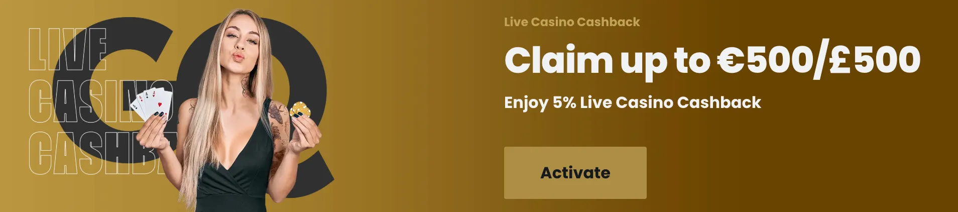 GQbet Casino Bonus